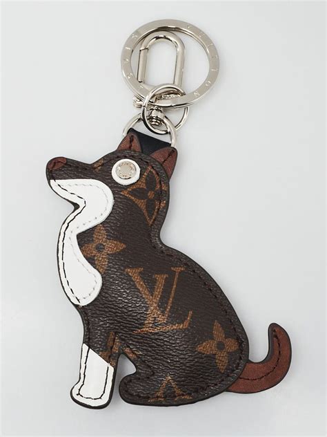 dog keychain louis vuitton|louis vuitton coin pouch keychain.